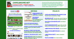 Desktop Screenshot of carolmoore.net