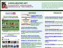 Tablet Screenshot of carolmoore.net